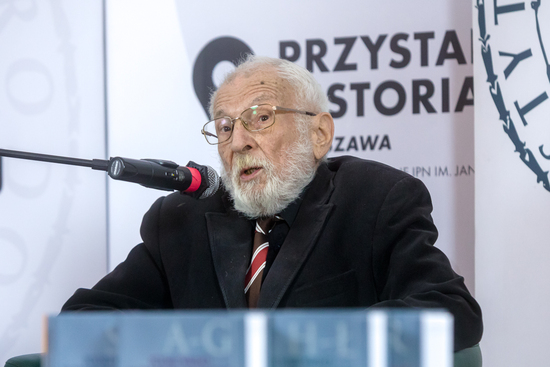 Prof. Bolesław Orłowski, autor słownika polskich naukowców – 4 lutego 2021. Fot. Sławek Kasper (IPN)