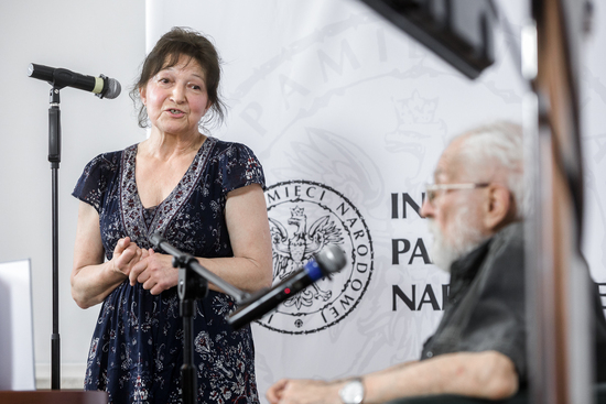 Alina Czerniakowska, reżyser cyklu filmów dokumentalnych „Wielcy polscy wynalazcy II Rzeczpospolitej” – 22 czerwca 2021. Fot. Sławek Kasper (IPN)